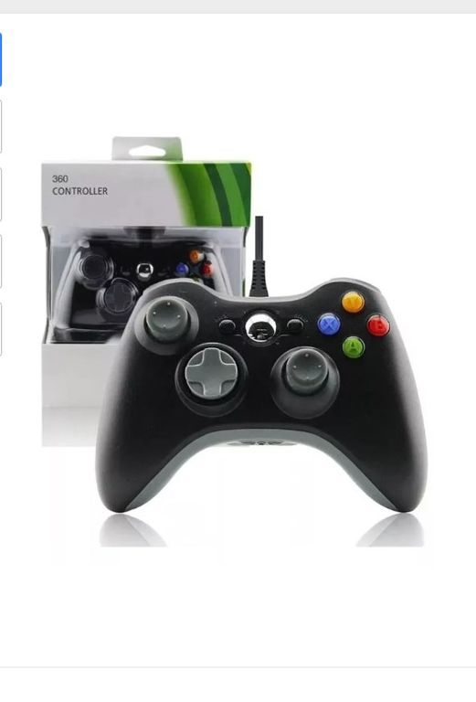 GENERICO Joystick Mando Control Xbox 360 Pc Cable Alternativo Color Negro