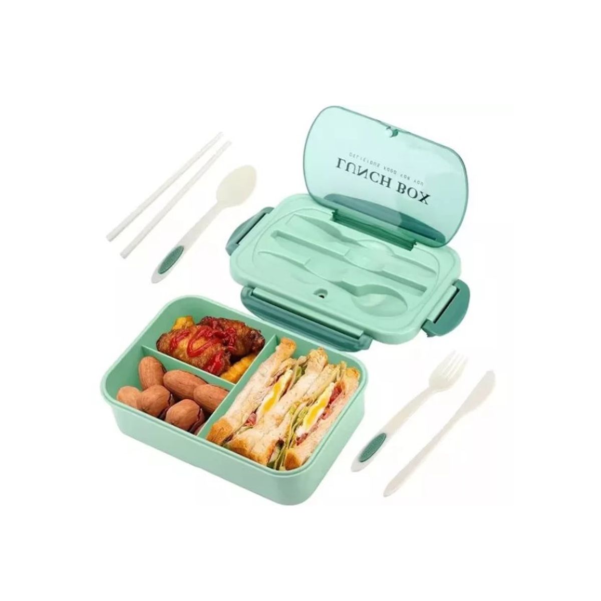 GENERICO - Fiambrera Para Microondas Contenedor De Alimentos Topper