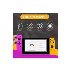 GENERICO - Joycon Alternativo Para Nintendo Switch Orange Purple