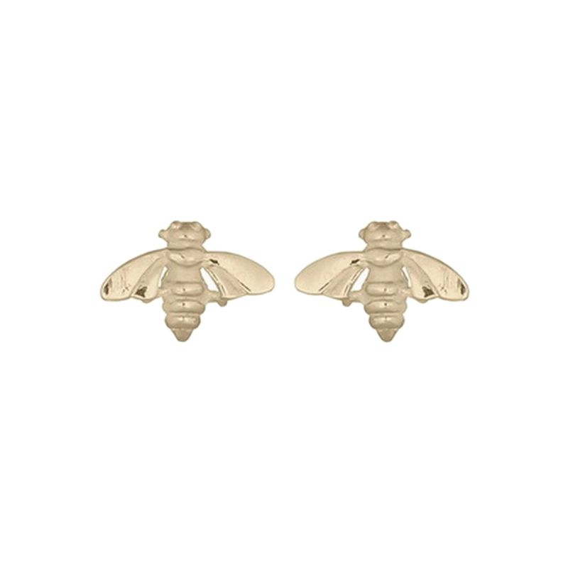 MABELITA - Aritos con Baño De Oro Abejita