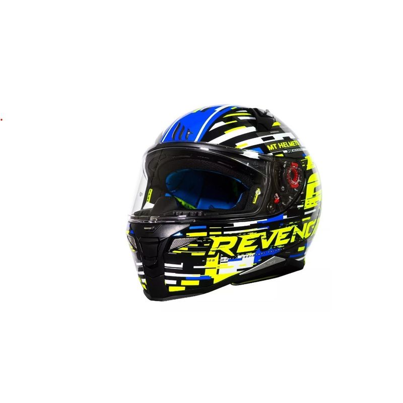 GENERICO - Casco De Moto  Revenge 2 Baye A7 Azul Brillo Talla M