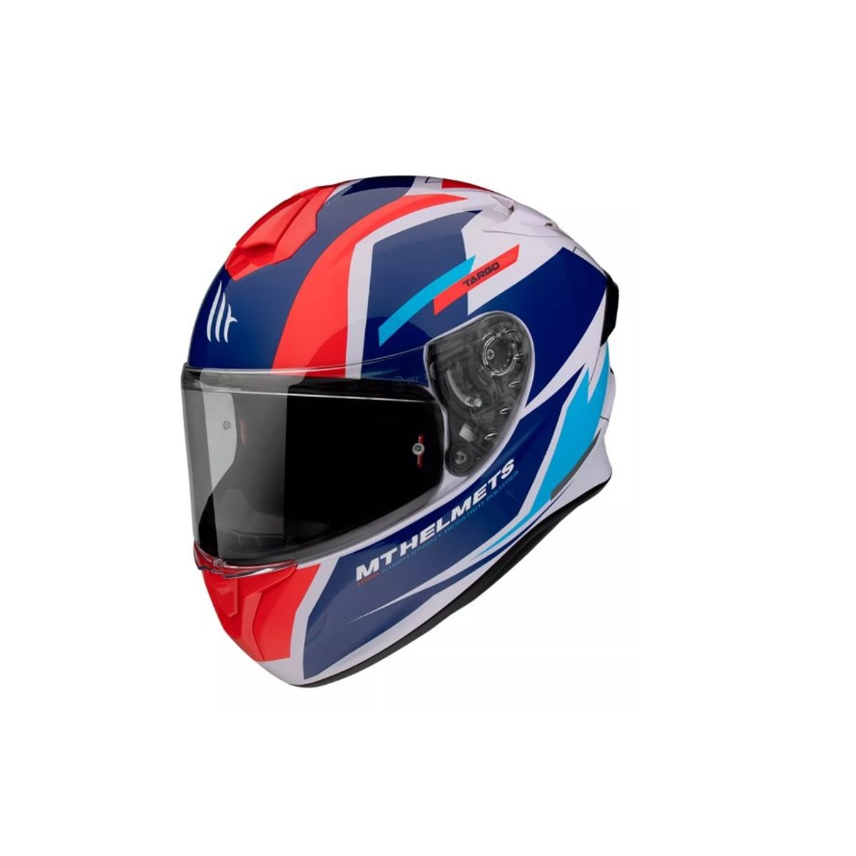 GENERICO - Casco De Moto  Targo Pro Sound D15 Rojo Perla