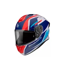 GENERICO - Casco De Moto Targo Pro Sound D15 Rojo Perla