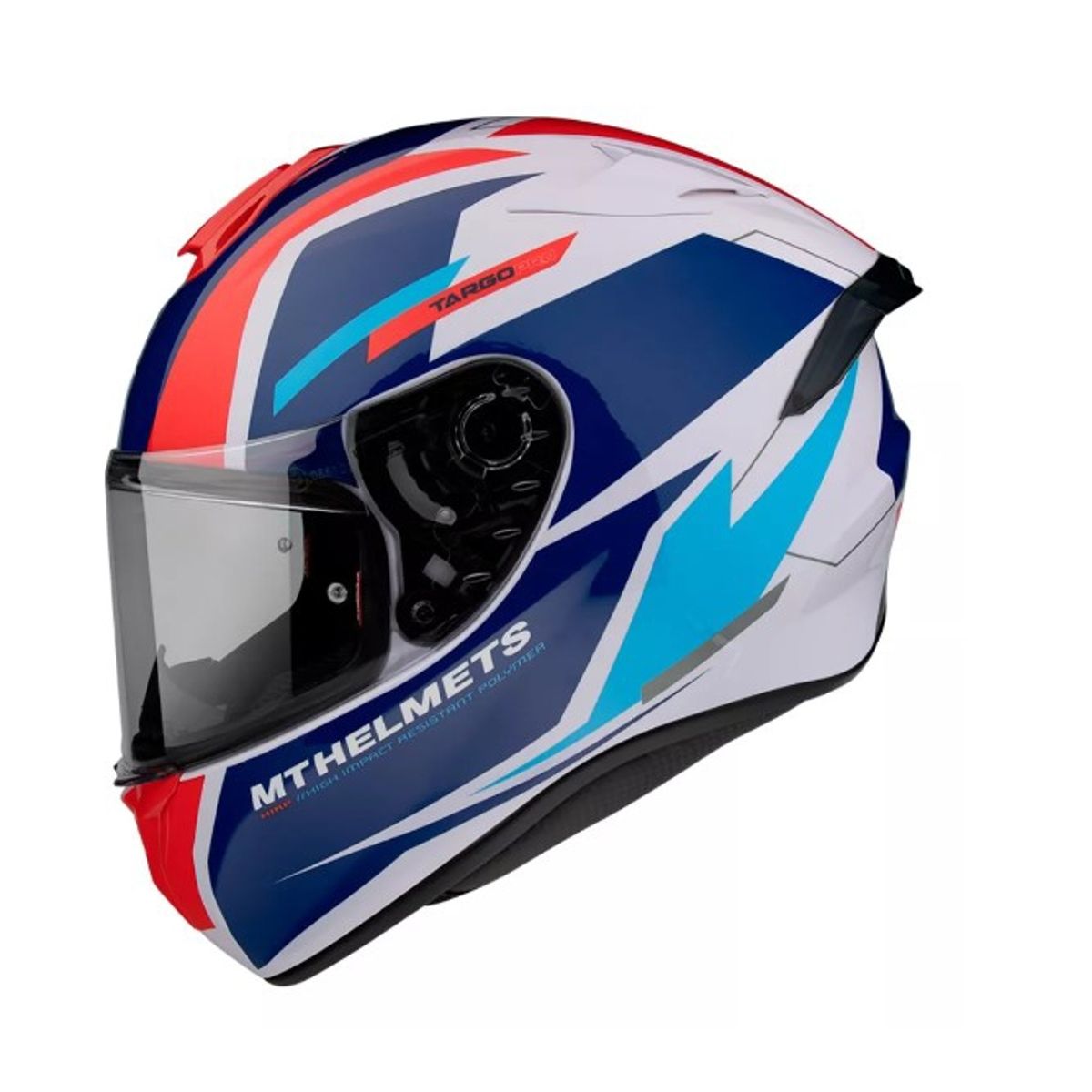 GENERICO - Casco De Moto  Targo Pro Sound D15 Rojo Perla