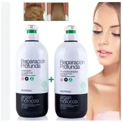 GENERICO - Shampoo y Acondicionador Reparación Profunda Argan 800ml Obopekal