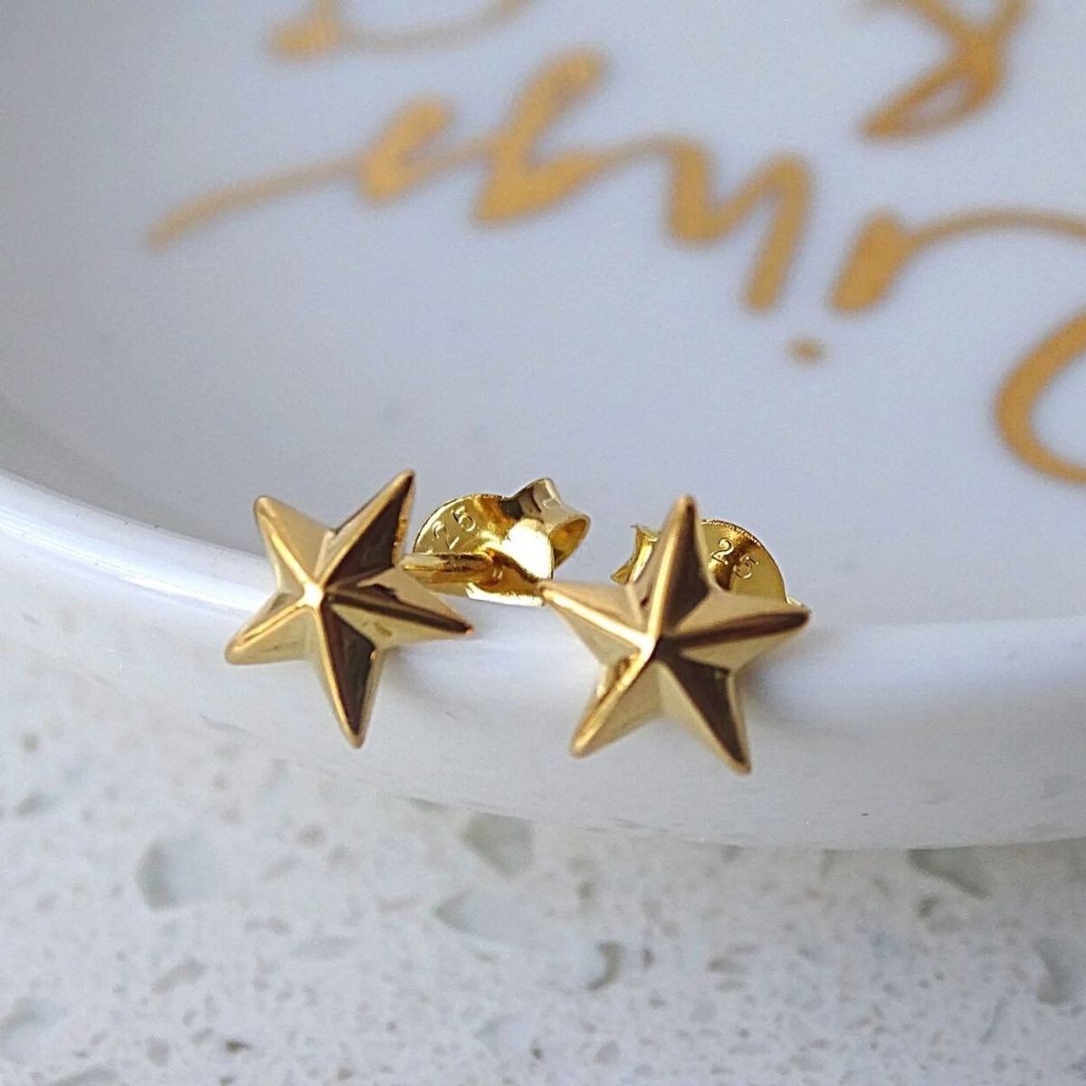 MABELITA - Aritos Baño de Oro Estrella Náutica