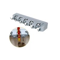 Rack Organizador Soporte Escobas Fregonas Palas Herra 15251