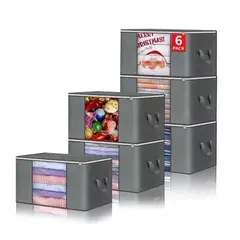 GENERICO - 6 Unidades Organizador De Bolsas De Almacenamiento De Ropa