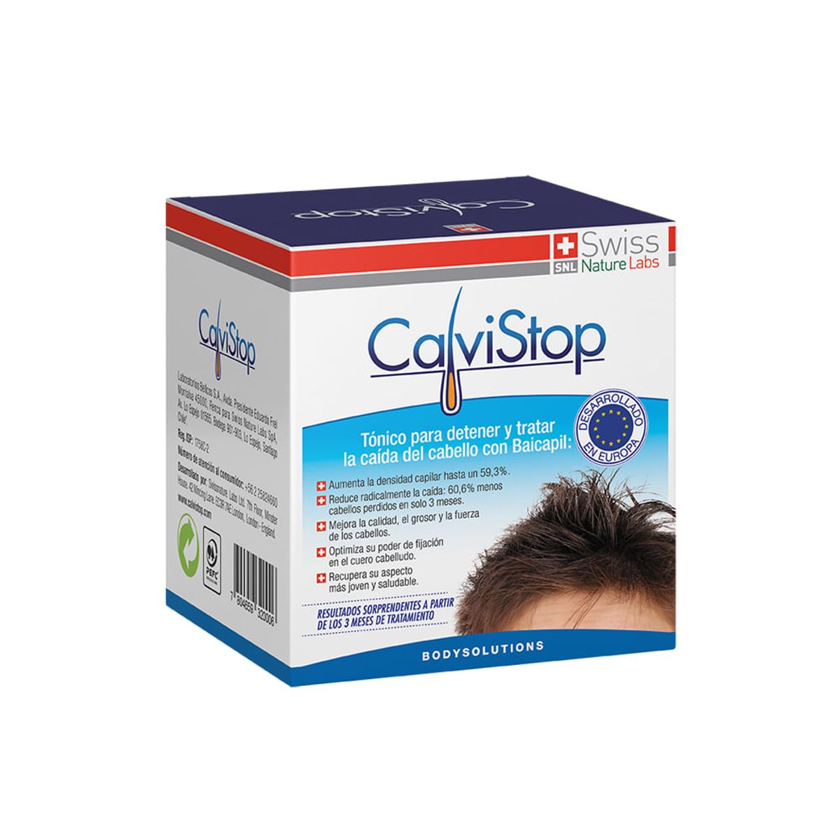 CALVISTOP - Tonico Para Caída Del Cabello Calvistop 1 estuche 1 Mes