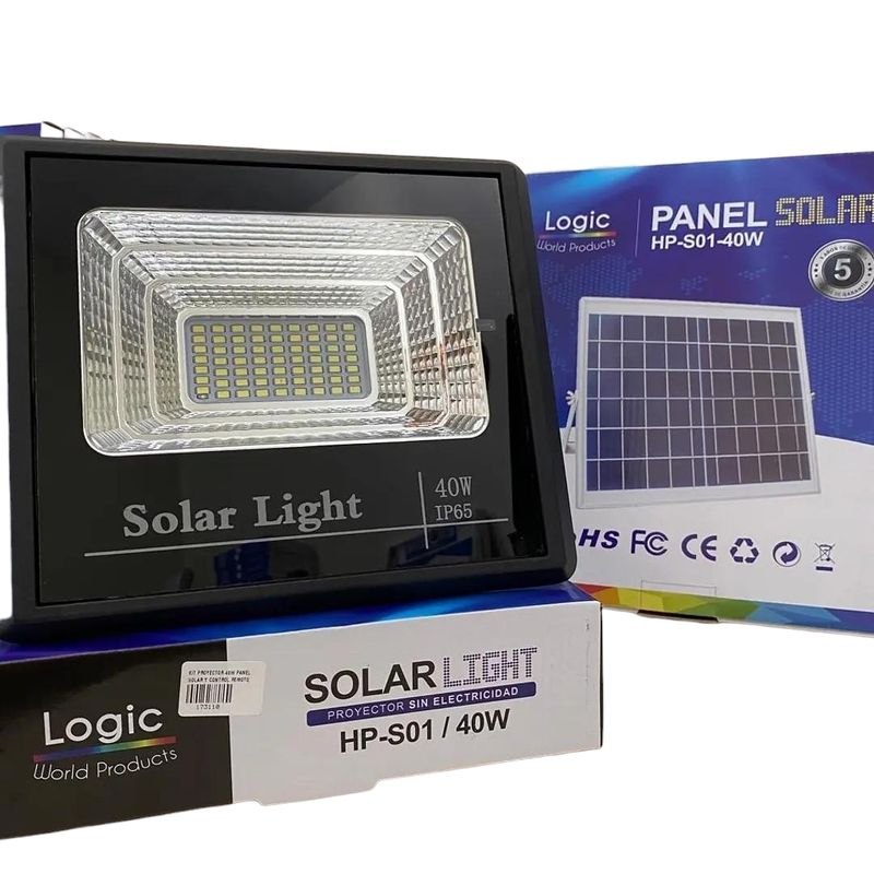 LOGIC - Proyector Solar Logic LED 40w Línea Profesional