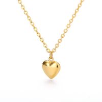 Collar Corazón Baño Oro 18kt Clásico San Valentín LUXURYJOYASCL
