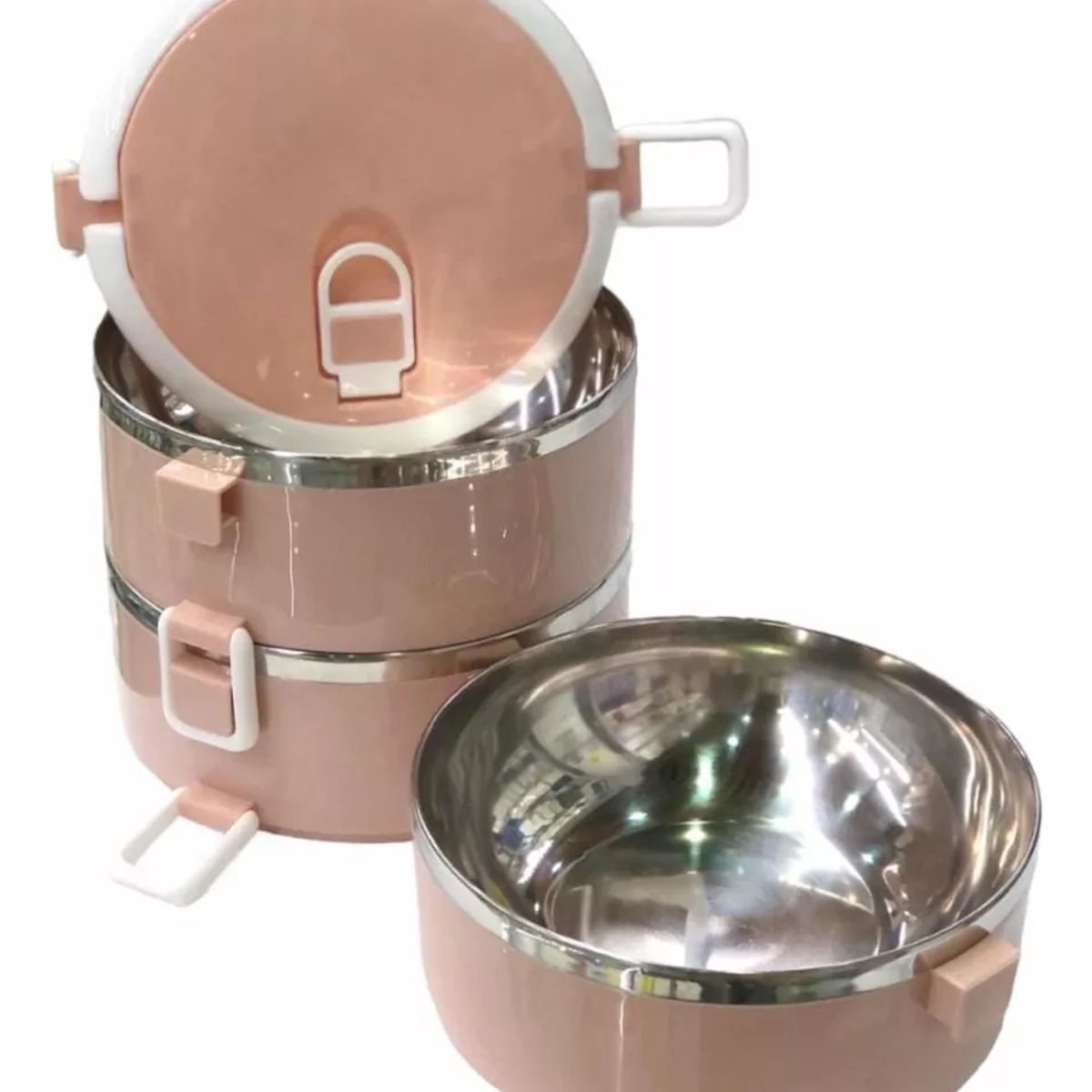 GENERICO - Fiambrera Contenedor Taza Termo De Comida 2 Capas 1.4l