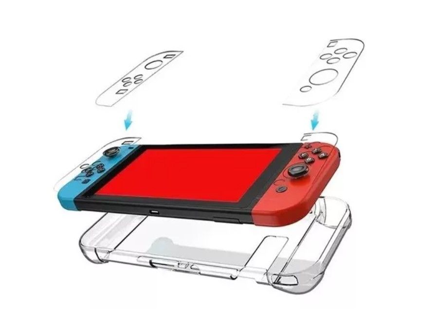 GENERICO Carcasa Transparente Nintendo Switch