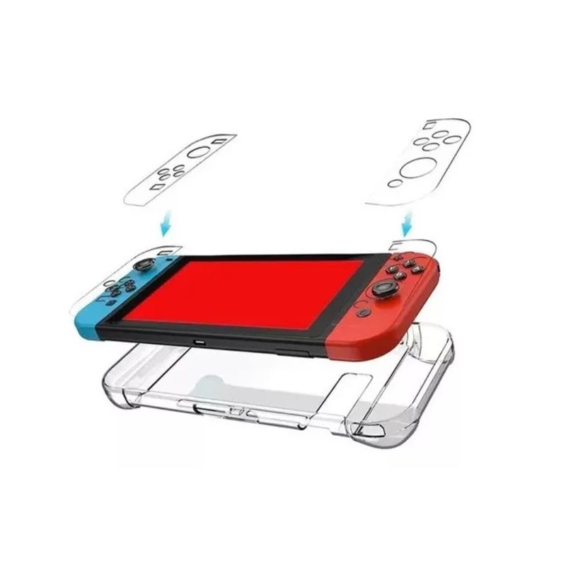 GENERICO - Carcasa Transparente Nintendo Switch