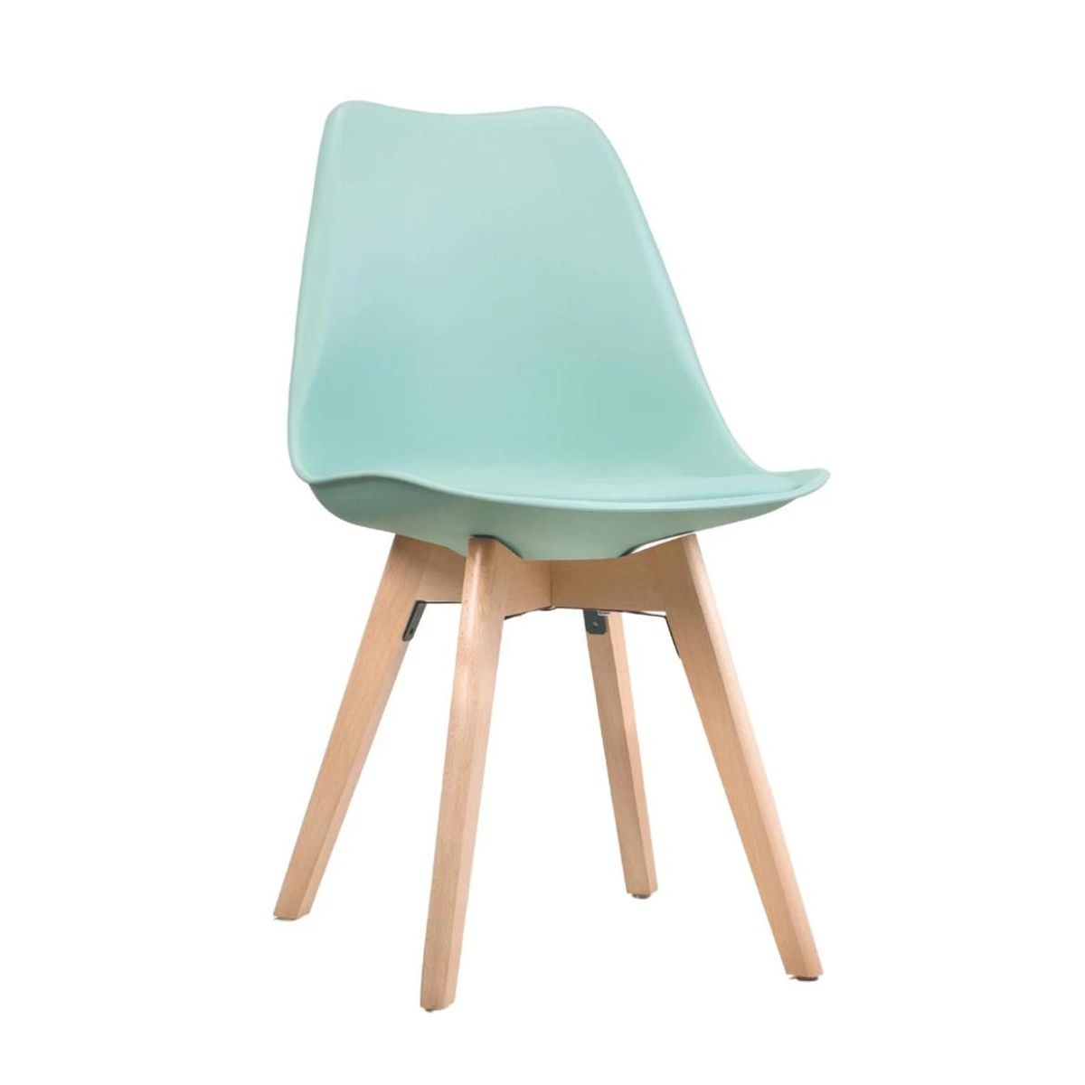 HABITA2 CHILE - Silla de comedor acolchada Tulip Menta