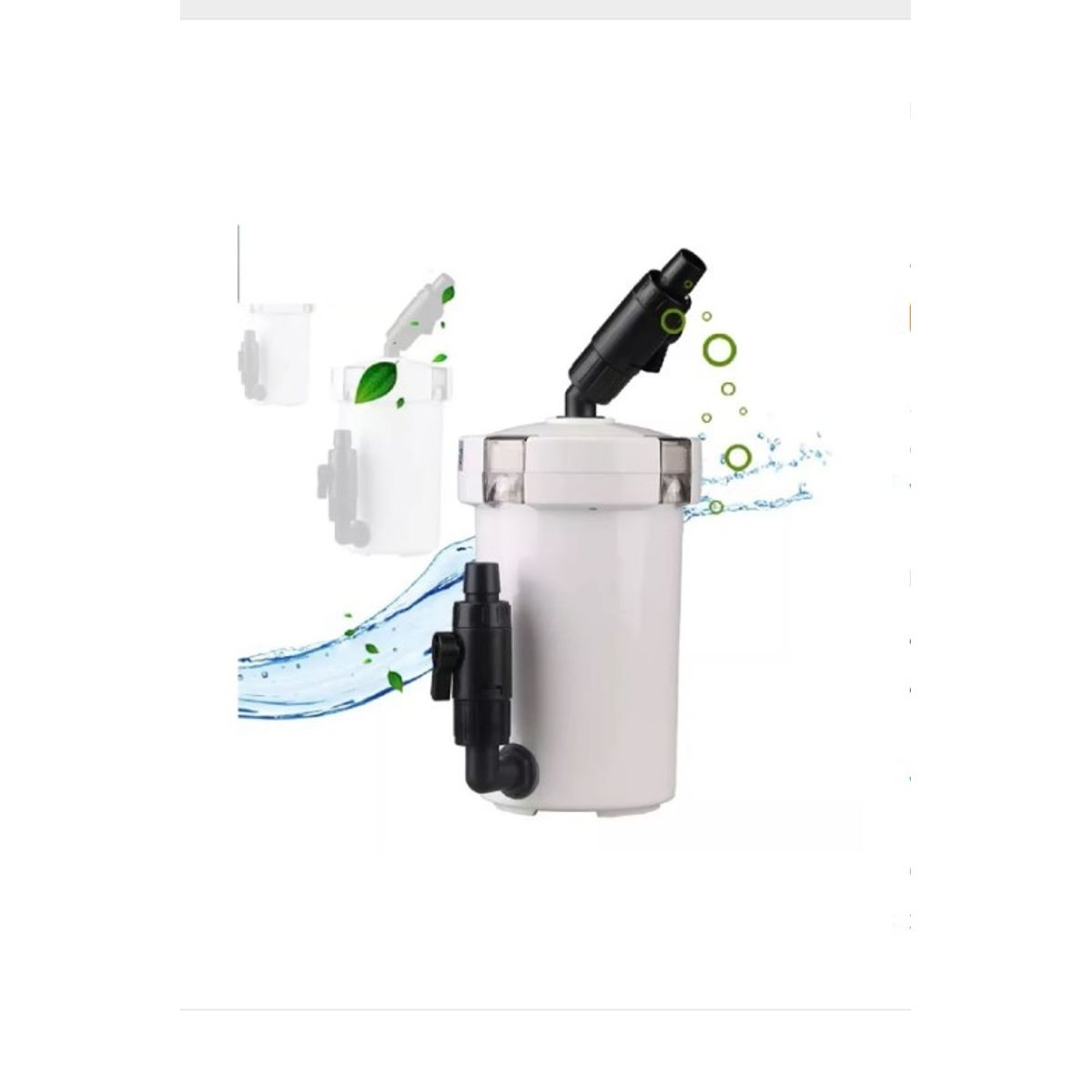 GENERICO - Filtro Externo 400ltshr 603b Para Peceras Y Acuarios