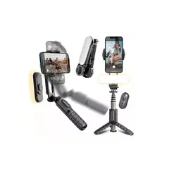 GENERICO - Palo Gimbal Estabilizador Trípode Bluetooth Selfie