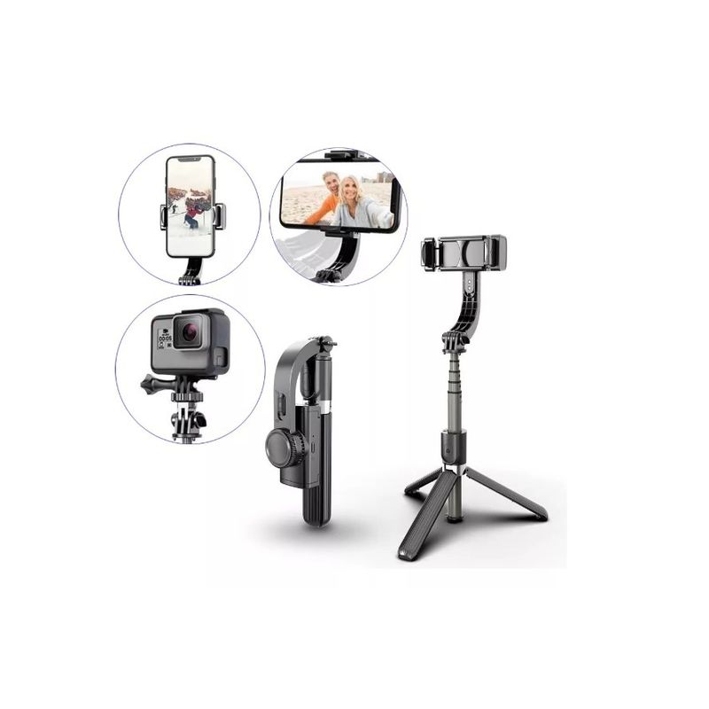 GENERICO - Tripodemando Estabilizador Celular Gimbal L08 Selfie Stick