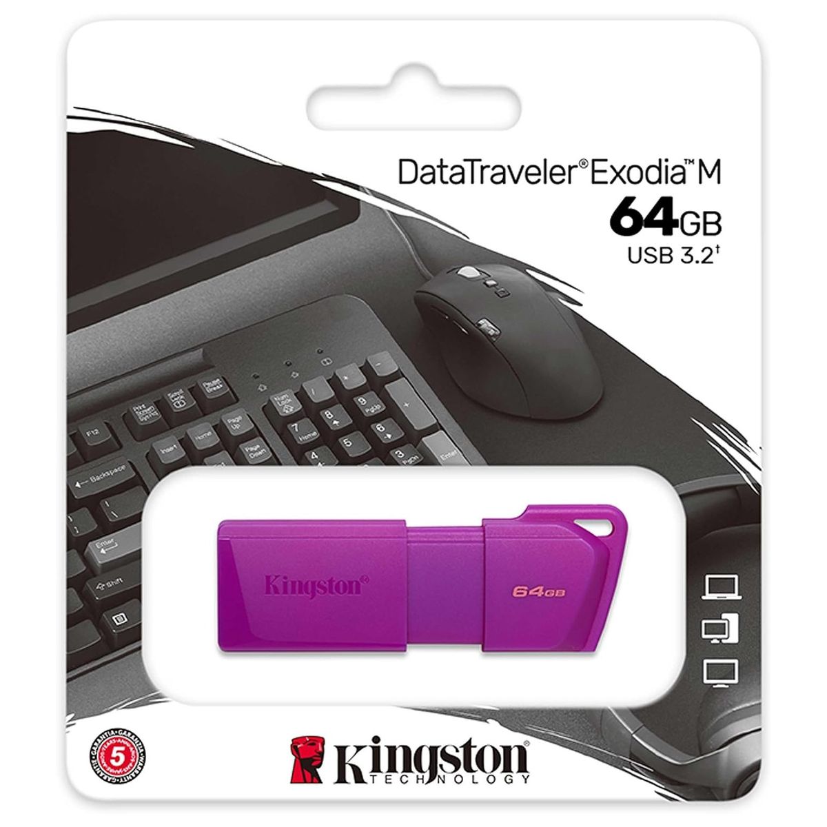 KINGSTON - Pendrive DTXM 64gb Usb 3.2 Kingston Morado