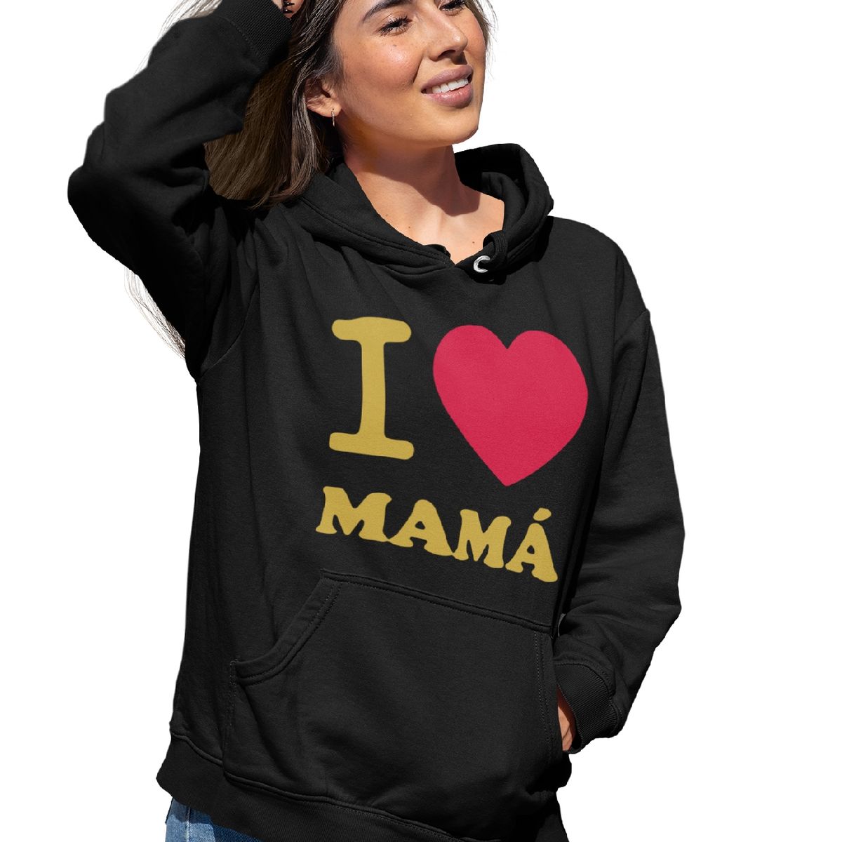 GENERICO - Polerón del día de las Madres Modelo I LOVE MAMA