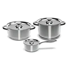 WENS - BATERÍA DE COCINA 6 PIEZAS ACERO INOXIDABLE 430-6SS