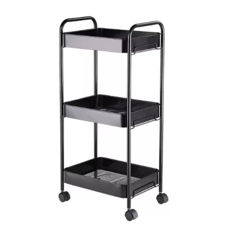 GENERICO - Carrito De Almacenamiento Trolley De 3 Niveles