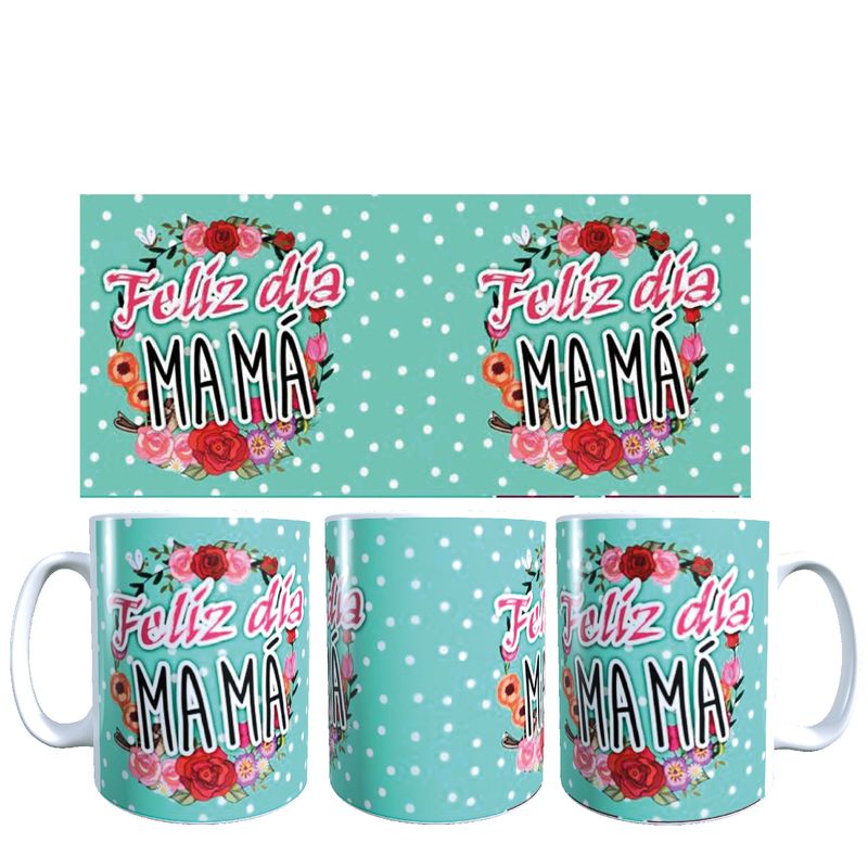 GENERICO - Tazas del día de las Madres modelo CORONA - MAMA