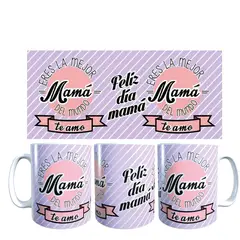 GENERICO - Tazas del día de las Madres modelo LA MEJOR DEL MUNDO