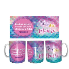 GENERICO - Tazas del día de las Madres modelo FELIZ DIA MADRE