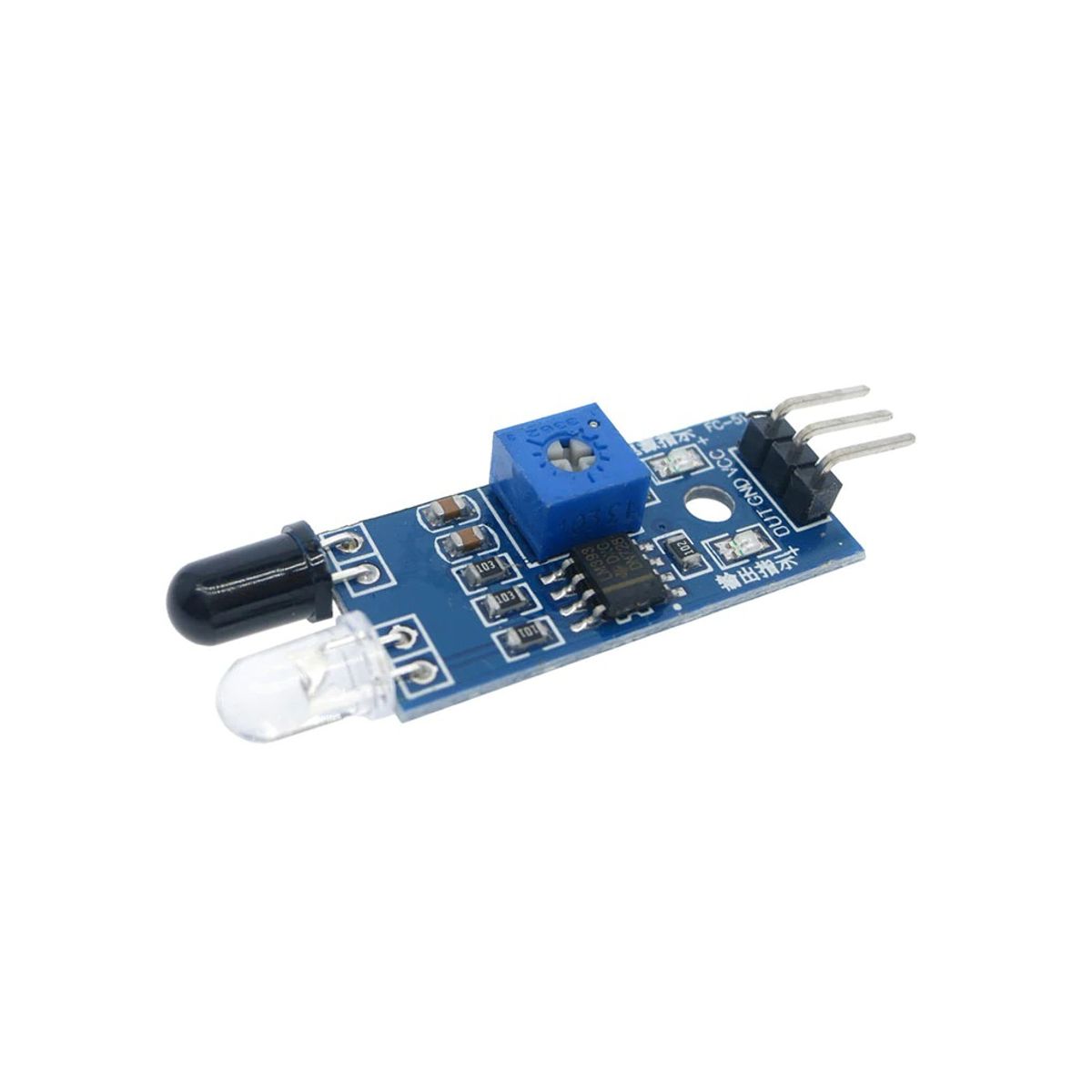 GENERICO - Sensor Evasor Detector Obstáculos Infrarrojo Compatible con Arduino