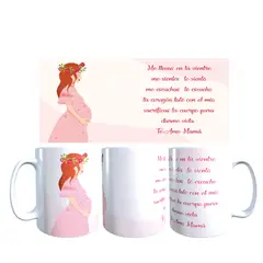 GENERICO - Tazas del día de las Madres modelo MENSAJE POEMA