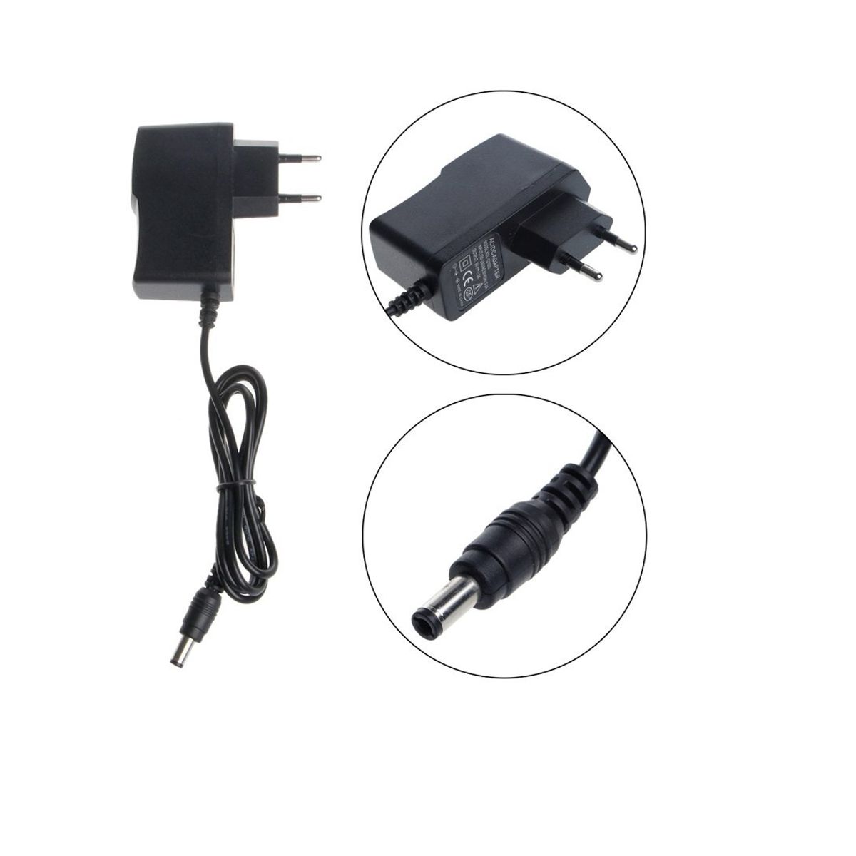 GENERICO - Transformador Adaptador Acdc 9v 1A Compatible con Arduino