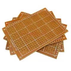GENERICO - 5 Placas PCB Perforadas 5x7 cm Compatible con Arduino