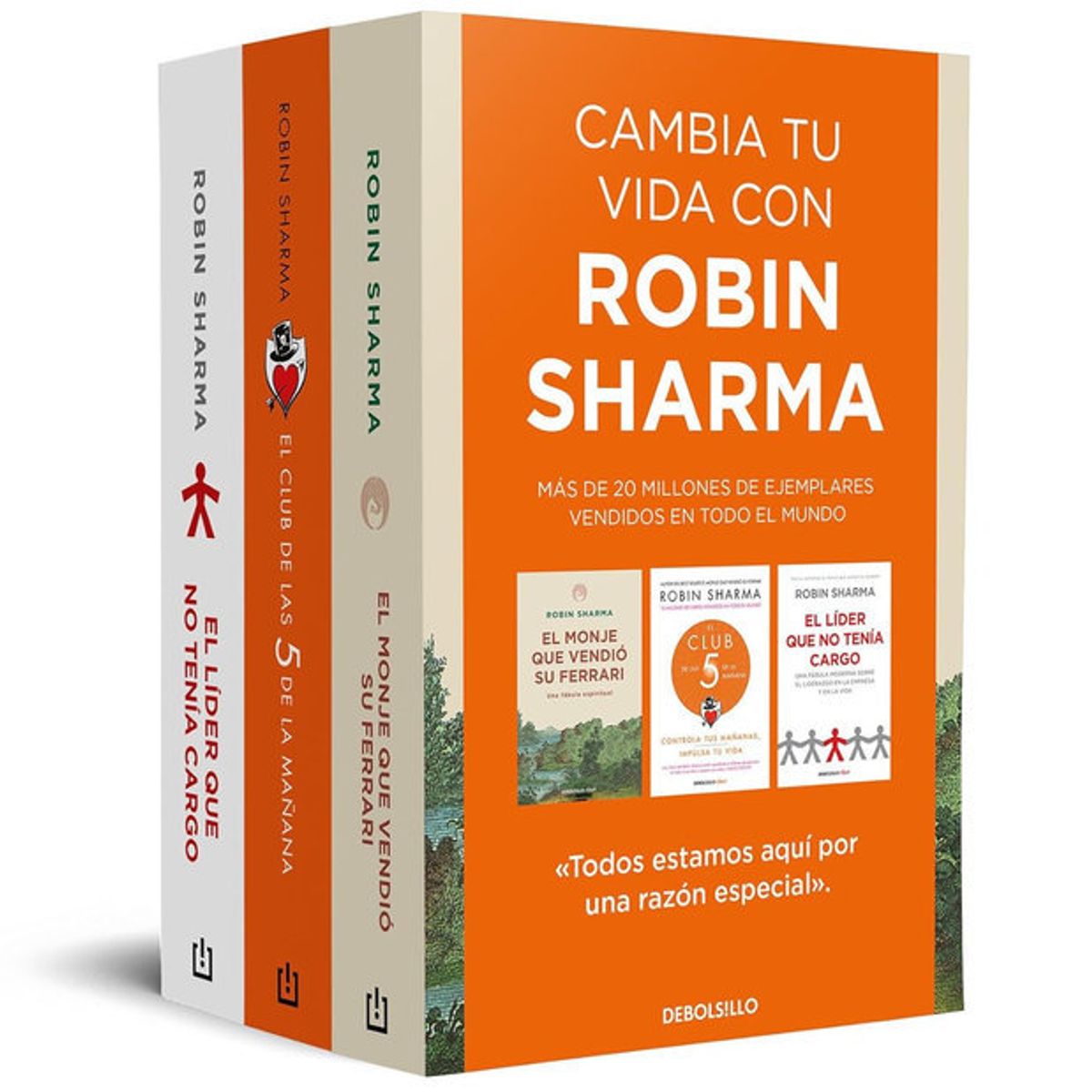 DEBOLSILLO - PACK ROBIN SHARMA CONTIENE EL MONJE QUE VENDIO SU FERRARIÑEL