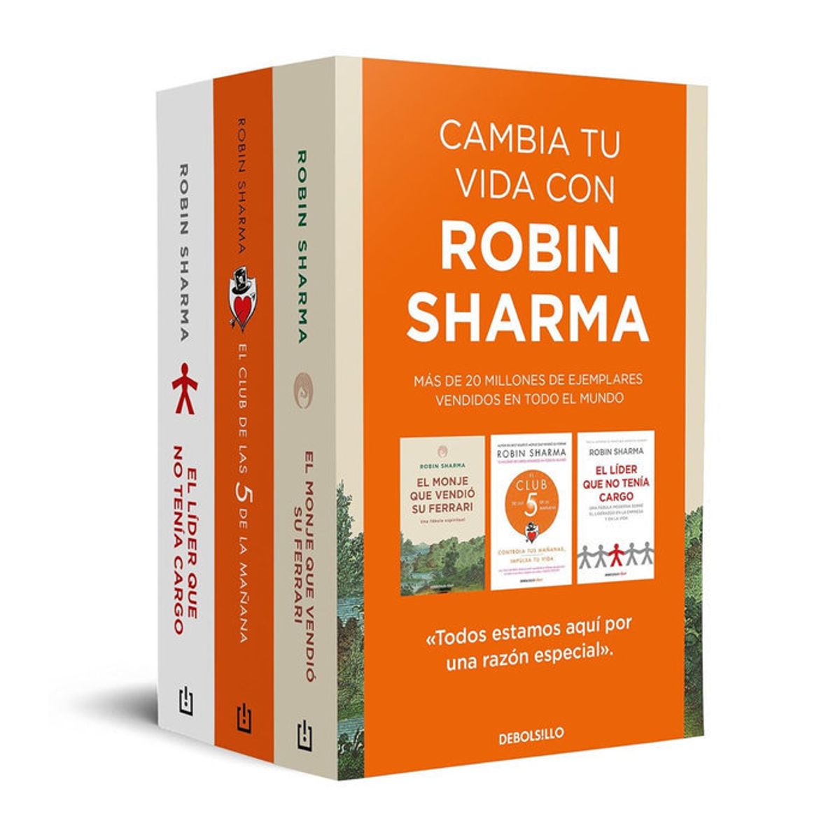 DEBOLSILLO - PACK ROBIN SHARMA CONTIENE EL MONJE QUE VENDIO SU FERRARIÑEL
