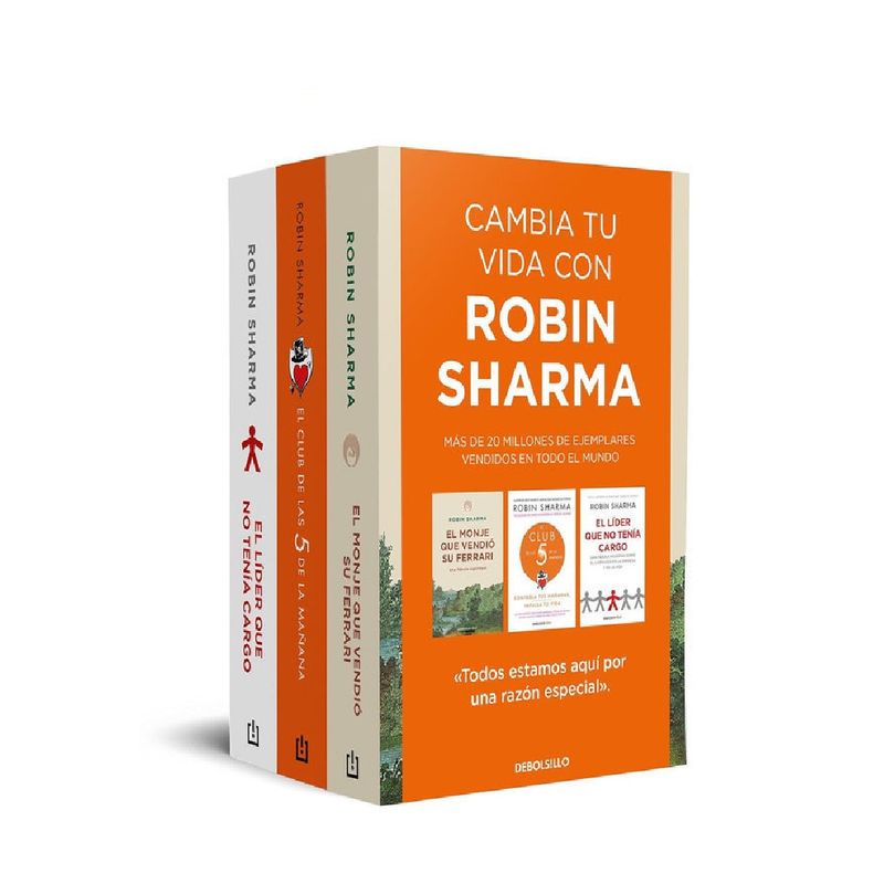 DEBOLSILLO - PACK ROBIN SHARMA CONTIENE EL MONJE QUE VENDIO SU FERRARIÑEL
