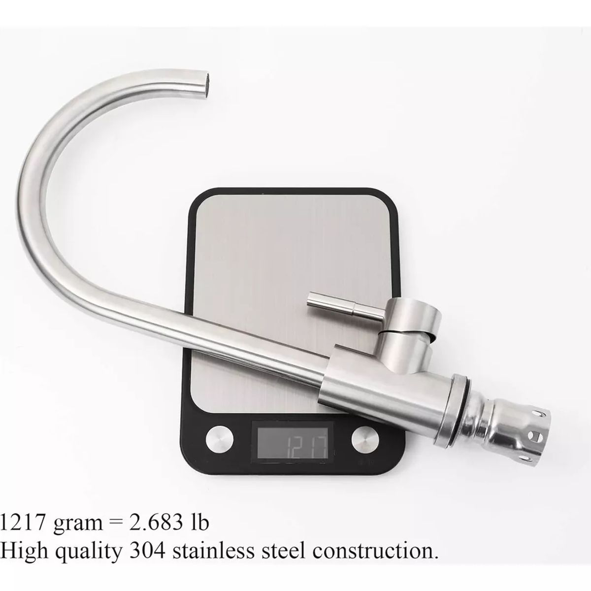 GENERICO - Llave Monomando Lavaplatos Vertical Inoxidable