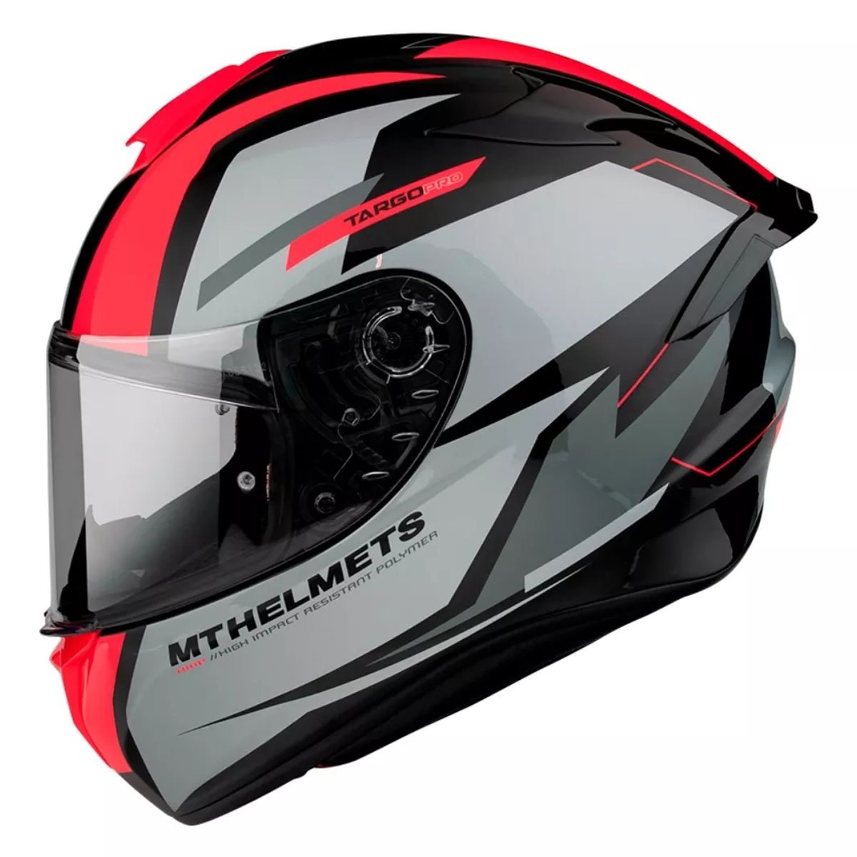 GENERICO - Casco De Moto Targo Pro Sound A5 Rojo Brillo