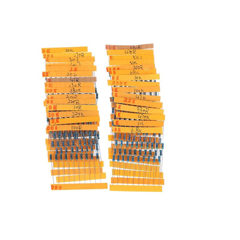 GENERICO - Pack 300 Resistencias Eléctricas compatible con Arduino