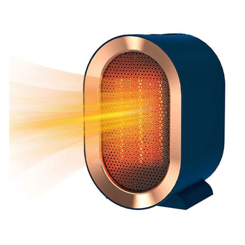GENERICO - Termoventilador Calefactor Cerámico 1200w Potente 3 Seg Azul