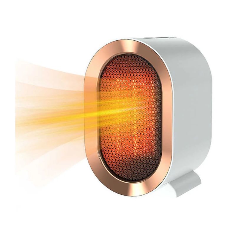 GENERICO - Termoventilador Calefactor Cerámico 1200w Potente 3 Seg Blanco