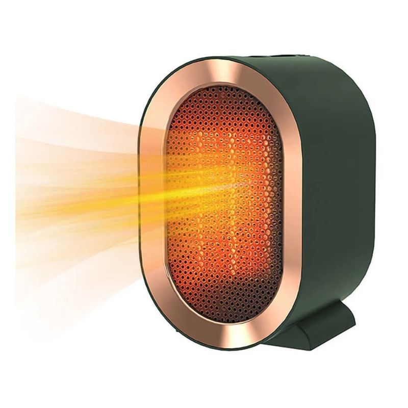 GENERICO - Termoventilador Calefactor Cerámico 1200w Potente 3 Seg Verde