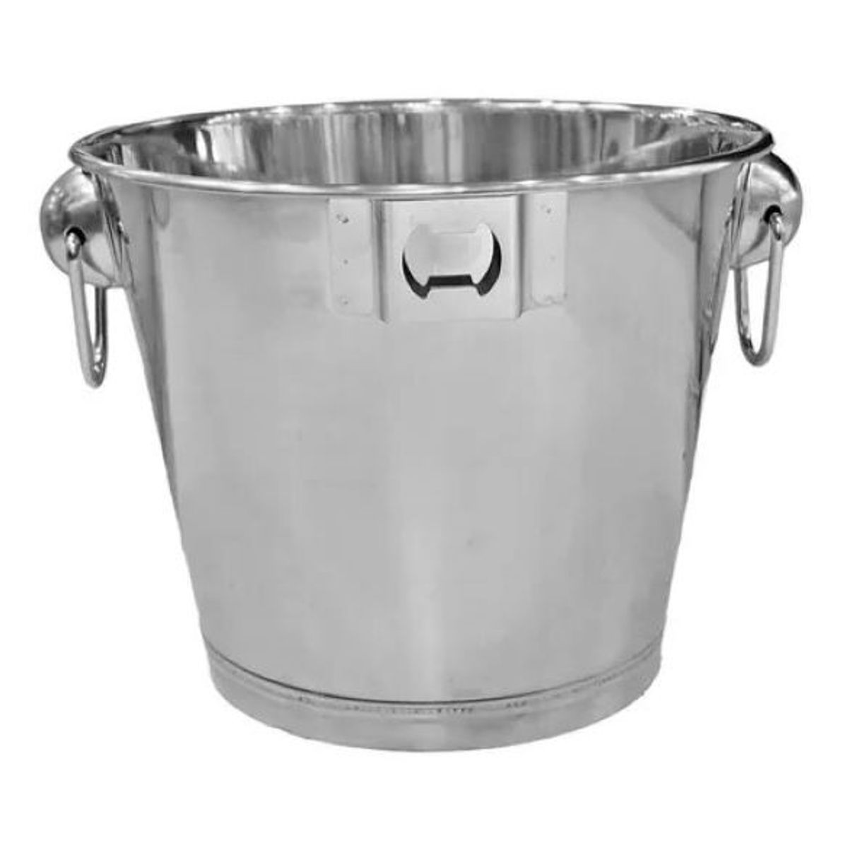 GENERICO - Hielera Con Asas Balde Cubetera Metálica Hielo 22cm