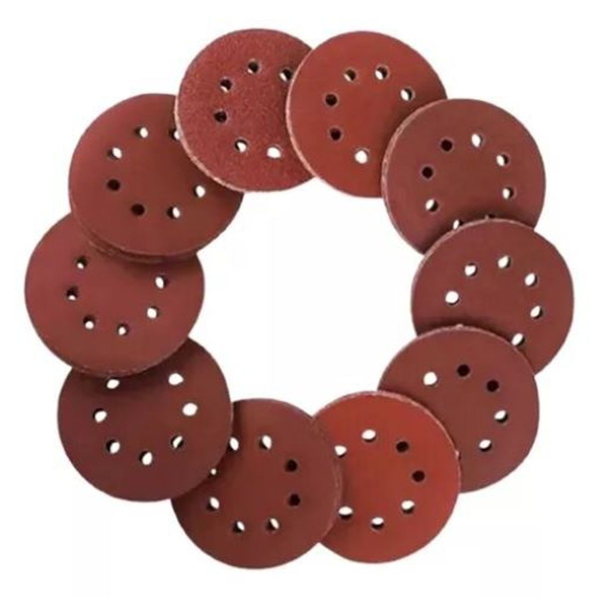 GENERICO - Set 120 Lijas Velcro De 125mm P40-60-80-100-120