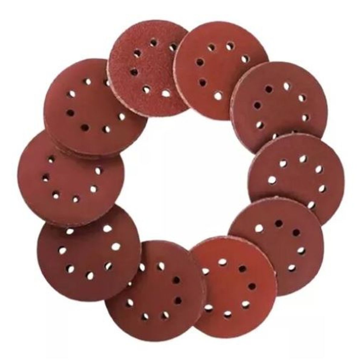 GENERICO - Set 120 Lijas Velcro De 125mm P40-60-80-100-120