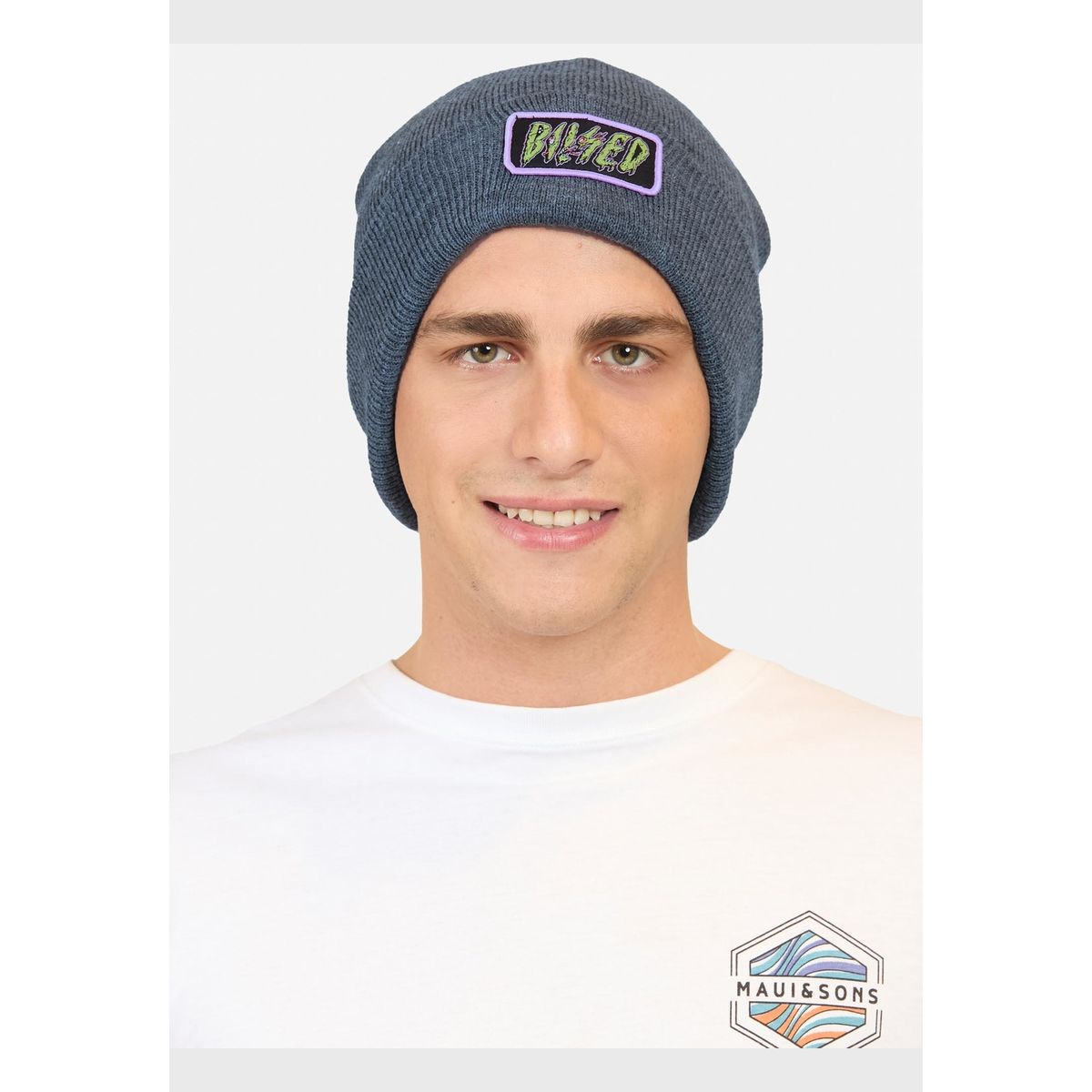 MAUI AND SONS - Gorro Gris Mezcla Hombre Maui And Sons