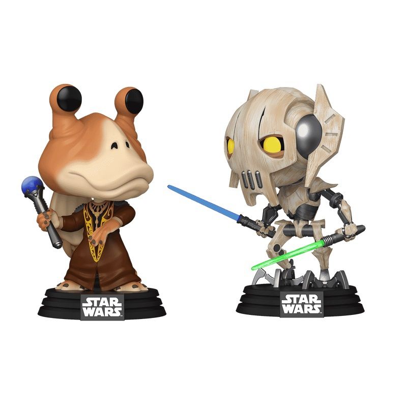 FUNKO - Funko Pop Star Wars Jar Jar Binks Vs General Grievous