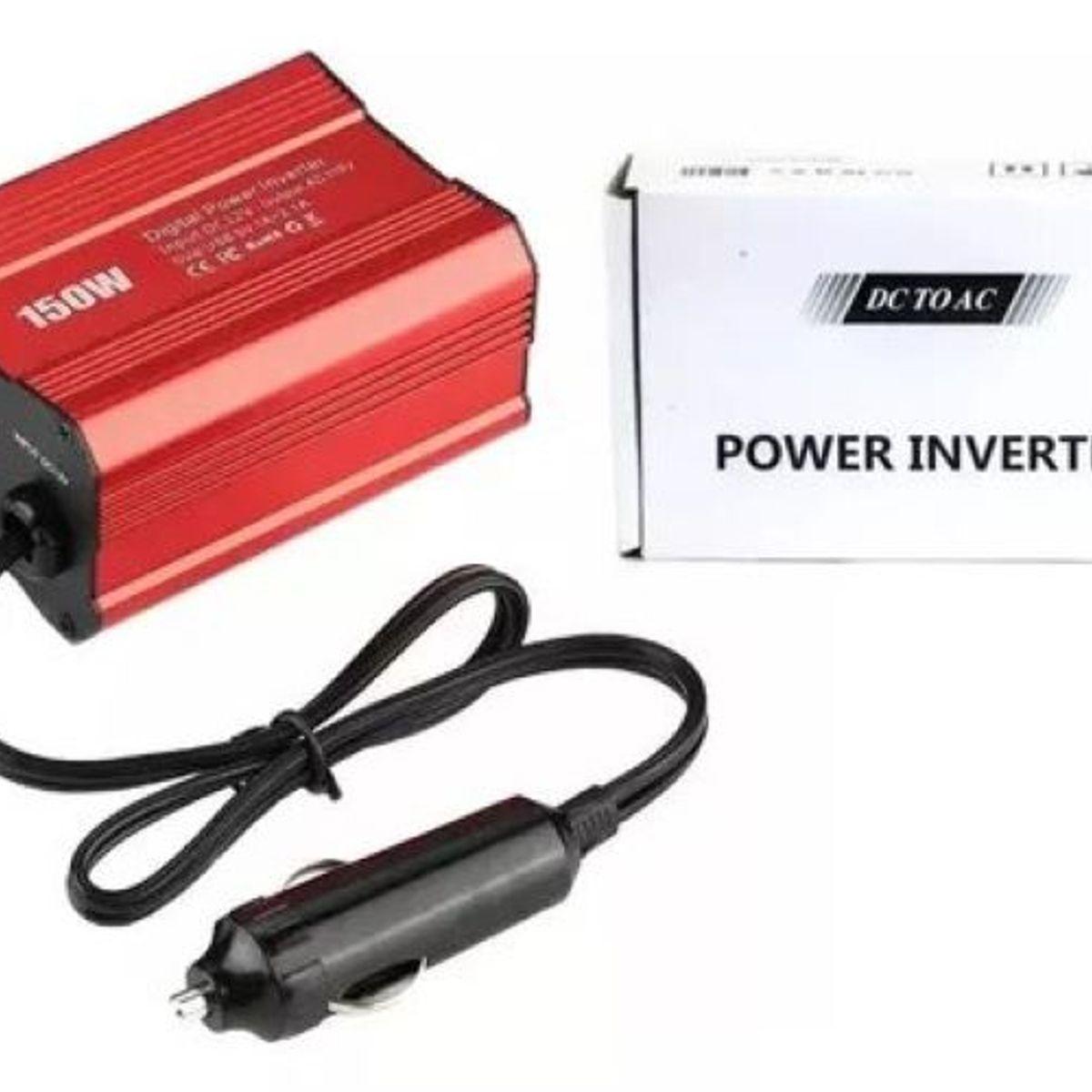 GENERICO - Inversor De Voltaje Adaptador Auto Corriente 12v A 220v 150w