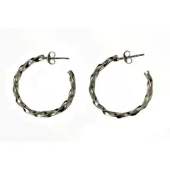 TAETHAI - Aro tipo argolla plata 925