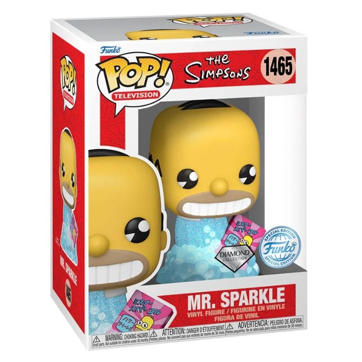 FUNKO - Funko Pop Los Simpsons Mr. Chispa 1465 Diamond (Homero)